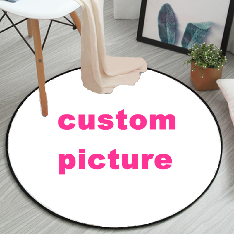 Home Decor Logo Design - 맞춤형 라운드 카펫 디자인 3D 로고,