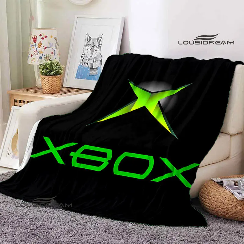 Home Decor Logo Design - Xbox 로고 플리스 담요 부드러운 게임