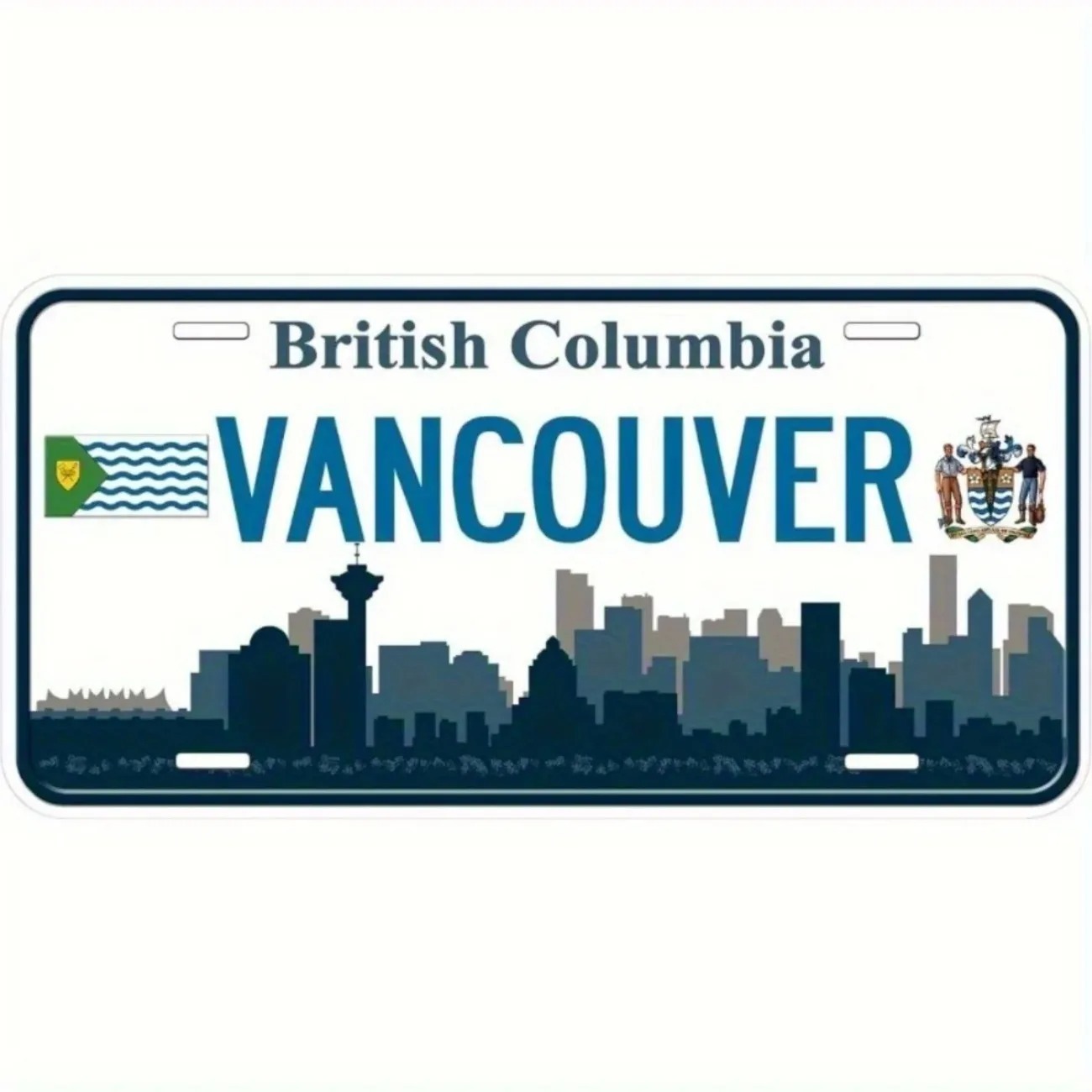 Home Decor Vancouver - 1개 [2D 플랫] 밴쿠버 BC 레트로