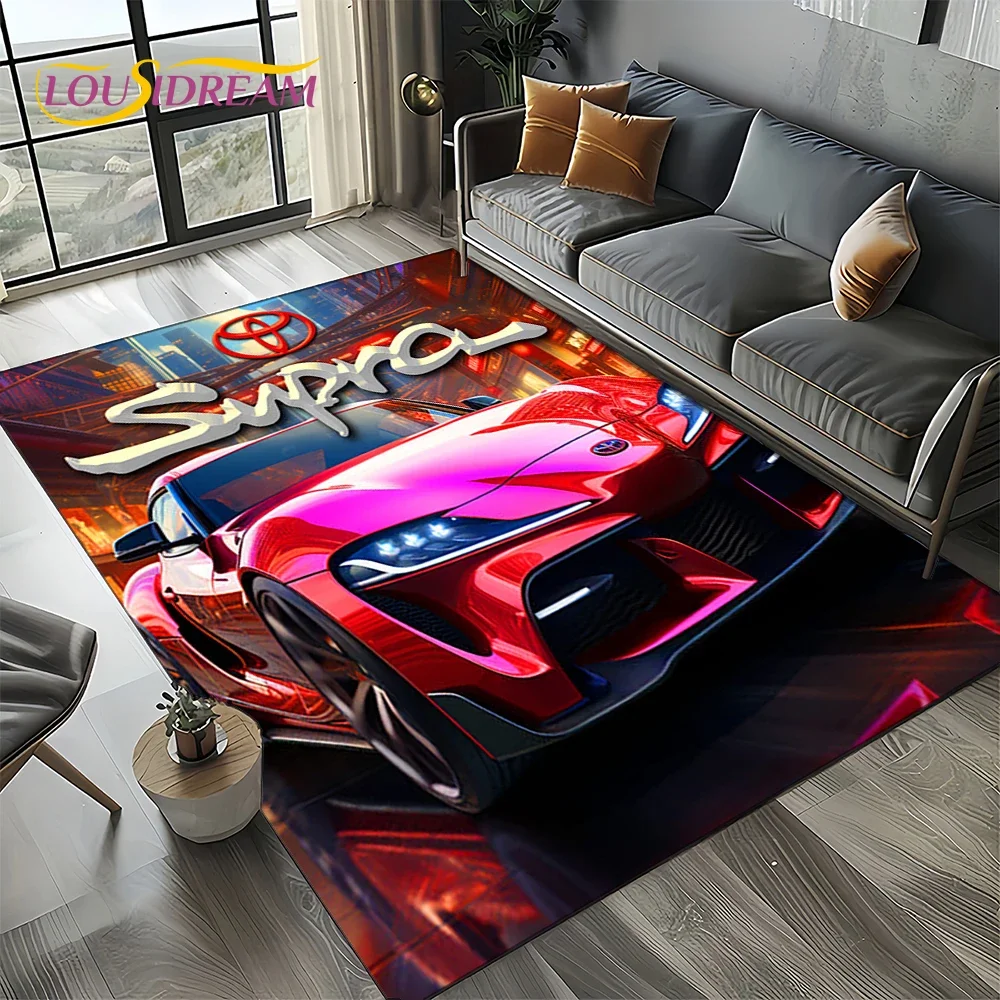 Home Decor Online Free - HD 레이싱카 T-TOYOTA Supra 사인 카펫