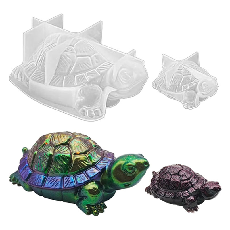 Home Decor Etsy - 3D 거북이 레진 몰드, 두꺼운 실리콘