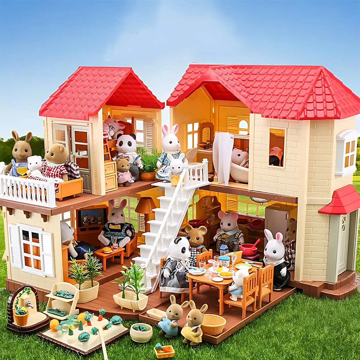 Home Decor Kitchen - 미니어처 가구 1:12 인형 집 주방
