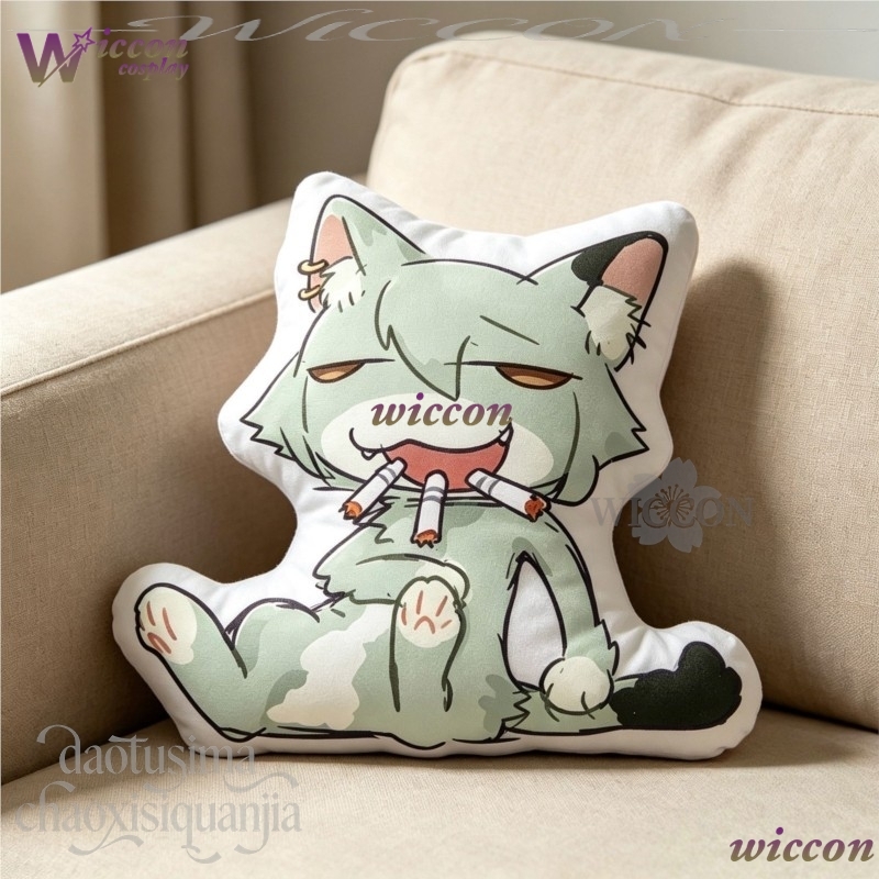 네뷸라클로크 체인스모커 고양이 Q 버전 인형 귀여운 플 - Home Decor Cat 리뷰 및 가격