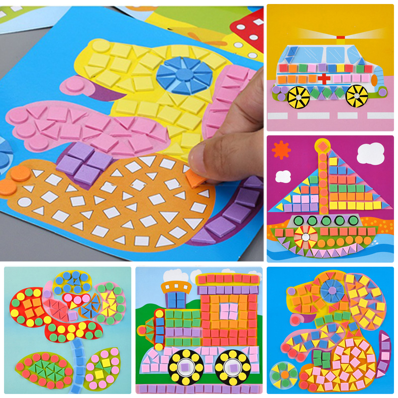 6/12개 모자이크 그림 DIY 폼 퍼즐 3D EVA  - Home Decor Etsy 리뷰 및 가격