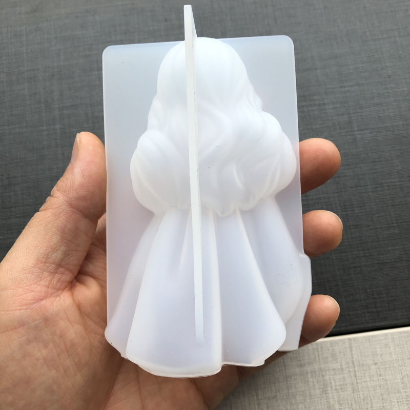 3D 귀여운 공주 실리콘 양초 금형 천사 소녀 비누 수 - Home Decor Etsy 리뷰 및 가격