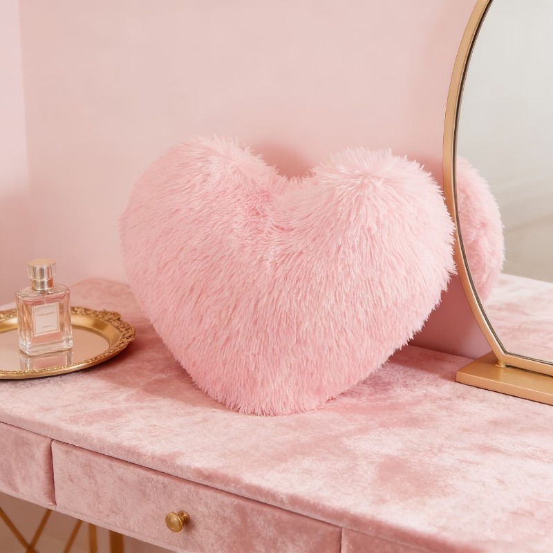 핑크 하트 모양의 베개 30x40cm 로맨틱 소프트 플 - Home Decor Aesthetic Pinterest 리뷰 및 가격