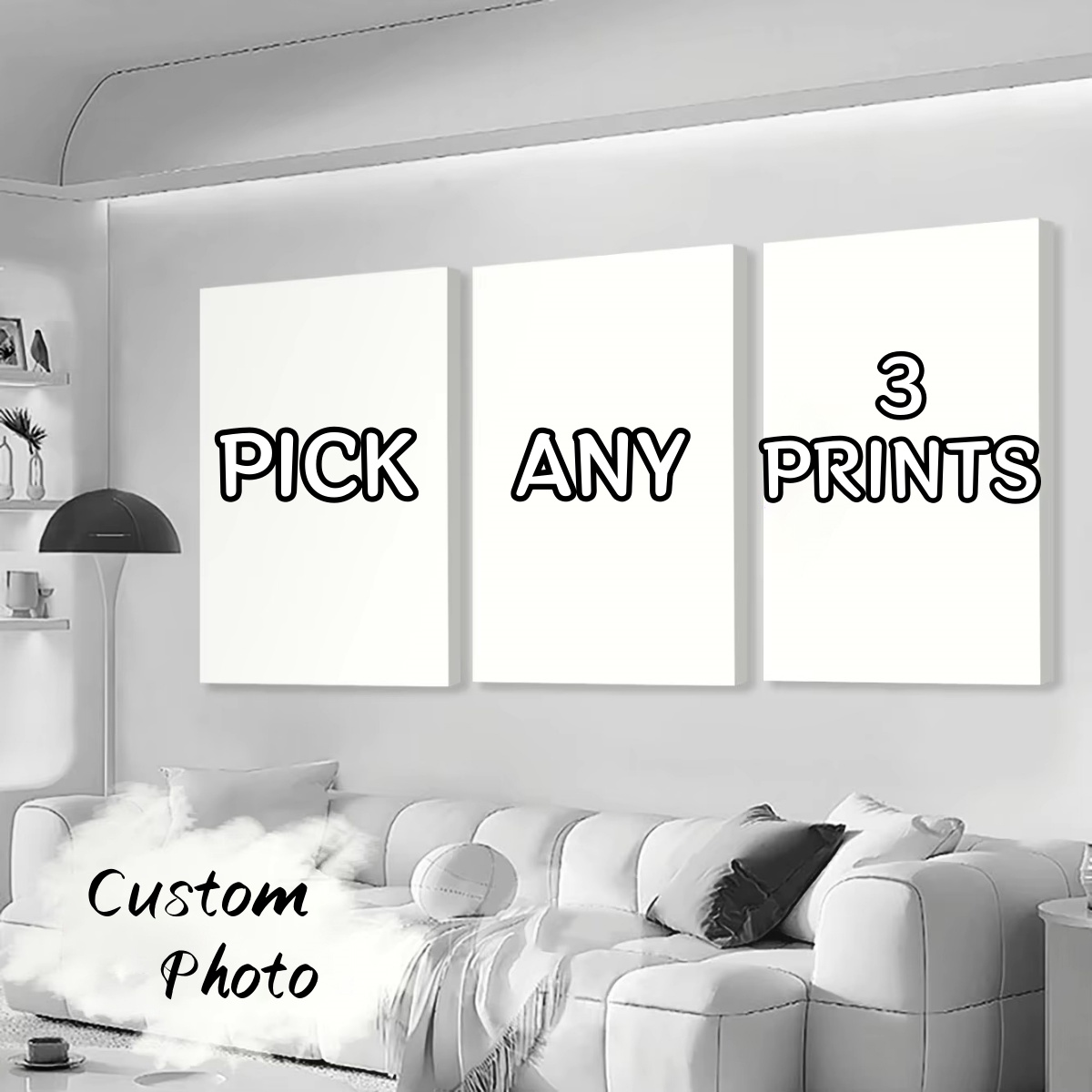 3/4/5pcs 맞춤형 캔버스 인쇄 개인화 된 사진 가 - Home Decor Aesthetic Pinterest 리뷰 및 가격