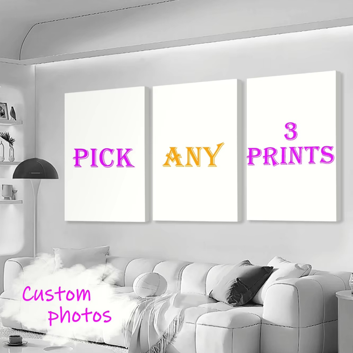 3/4/5pcs 맞춤형 캔버스 인쇄 개인화 된 사진 가 - Home Decor Aesthetic Pinterest 리뷰 및 가격
