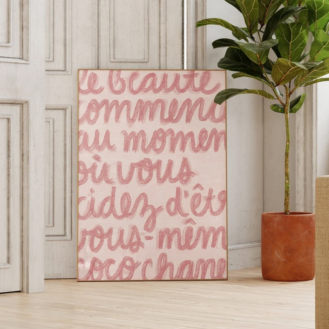 1pc 간단한 유행 텍스트 인쇄 포스터, 간단한 캔버스 - Home Decor Aesthetic Pinterest 리뷰 및 가격