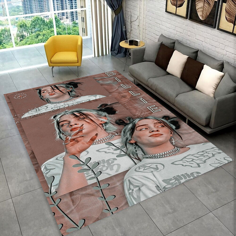 패션 빌리 아일리시 가수 스타 카펫 러그, 놀이방, 침 - Home Decor Online Free 리뷰 및 가격