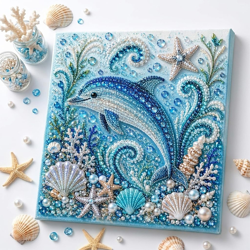 바다 테마 진주 아트 DIY 키트 문어 물결 3D 진주 - Home Decor Etsy 리뷰 및 가격