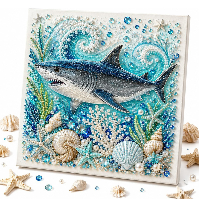바다 테마 진주 아트 DIY 키트 문어 물결 3D 진주 - Home Decor Etsy 리뷰 및 가격