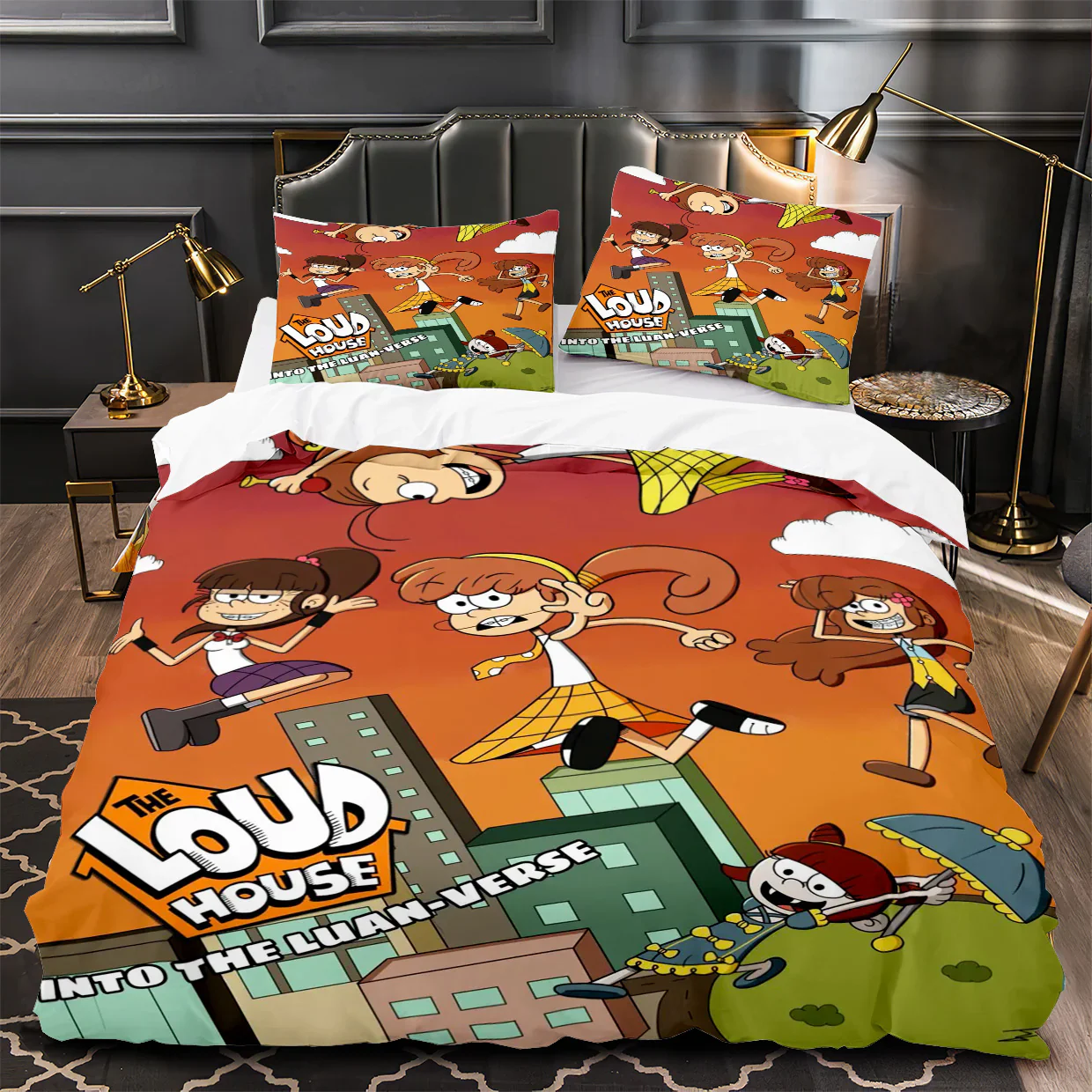 만화 시끄러운 집 3D 인쇄 이불 케이스 베개 커버 침 - Home Decor Etsy 리뷰 및 가격
