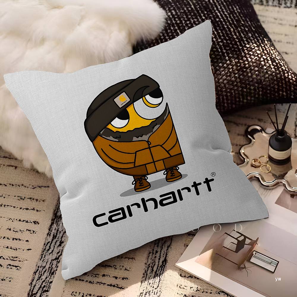 C-Carharttes 로고 메이플 디자인 쿠션 커버  - Home Decor Logo Design 리뷰 및 가격