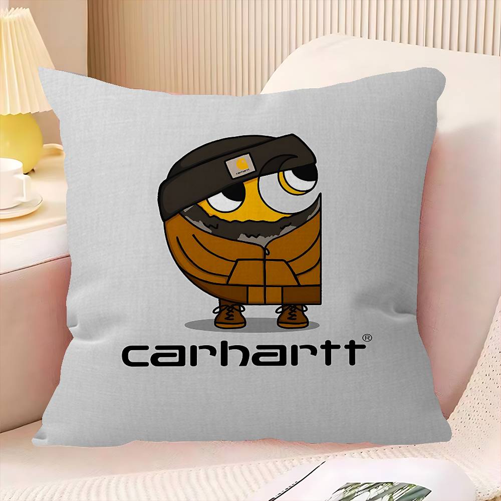 C-Carharttes 로고 메이플 디자인 쿠션 커버  - Home Decor Logo Design 리뷰 및 가격