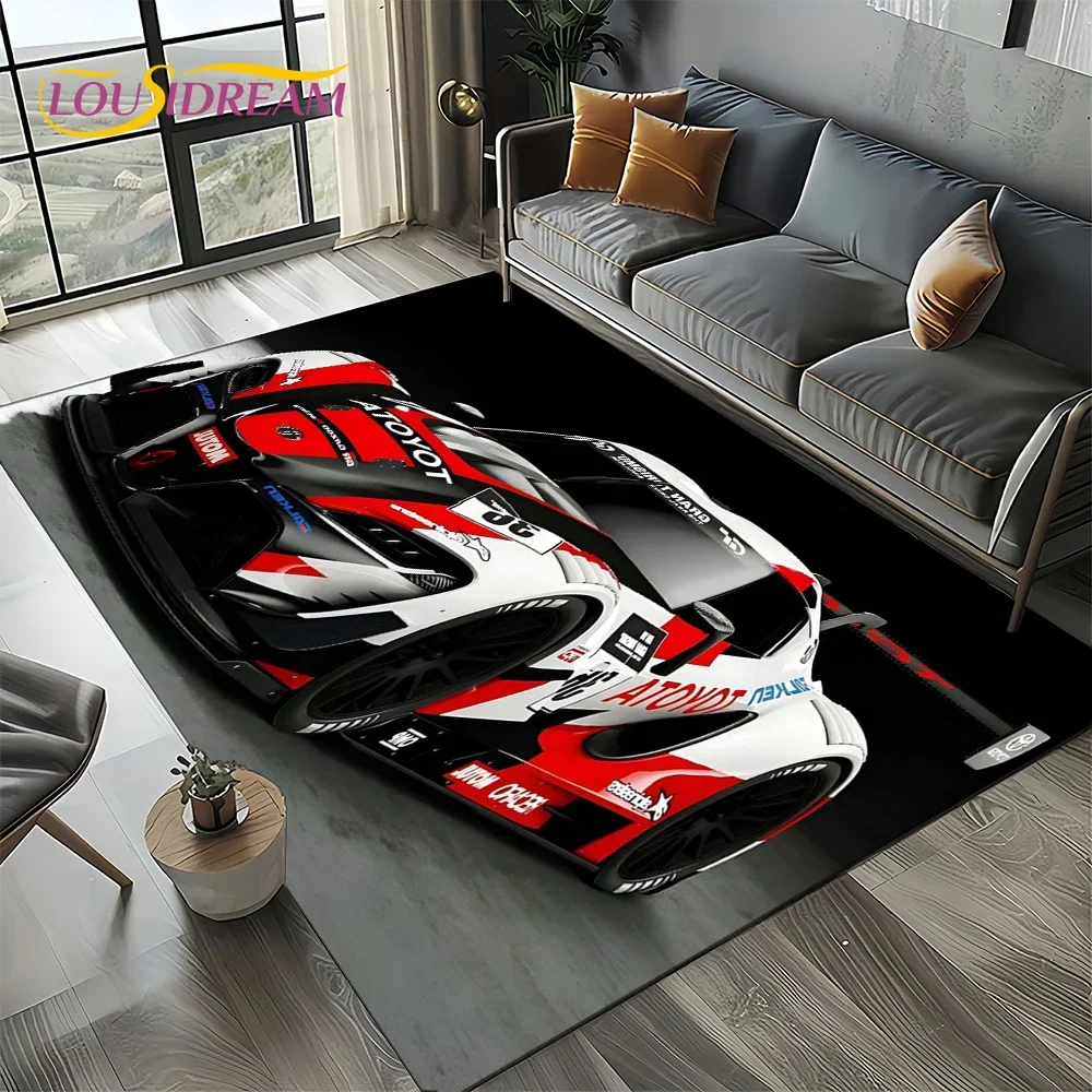 HD 레이싱카 T-TOYOTA Supra 사인 카펫 러 - Home Decor Online Free 리뷰 및 가격