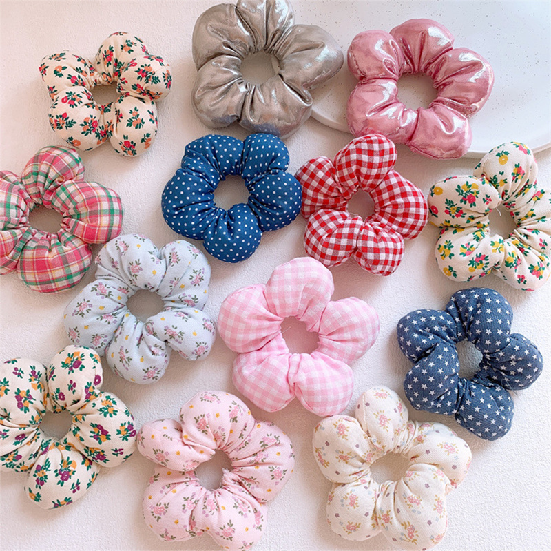 2025 슈퍼 귀여운 꽃 Scrunchies 어린이 소 - Home Decor Trends 2025 리뷰 및 가격