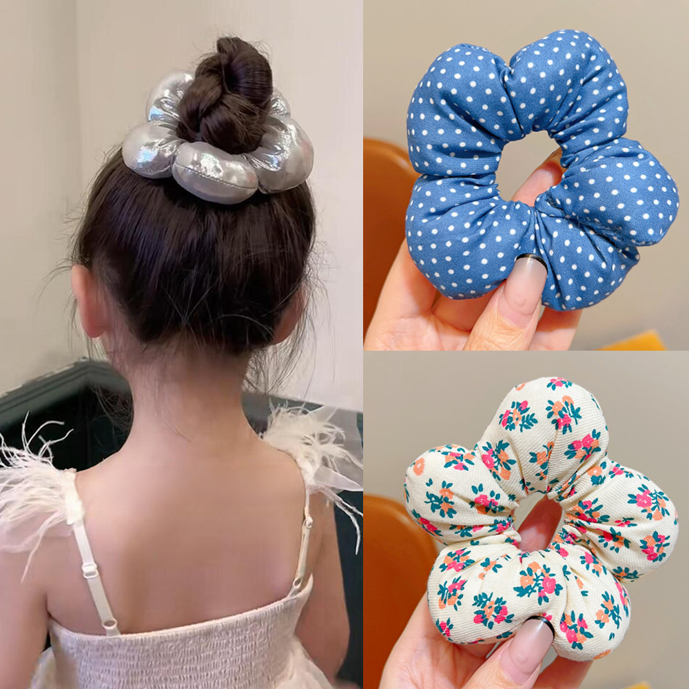 2025 슈퍼 귀여운 꽃 Scrunchies 어린이 소 - Home Decor Trends 2025 리뷰 및 가격