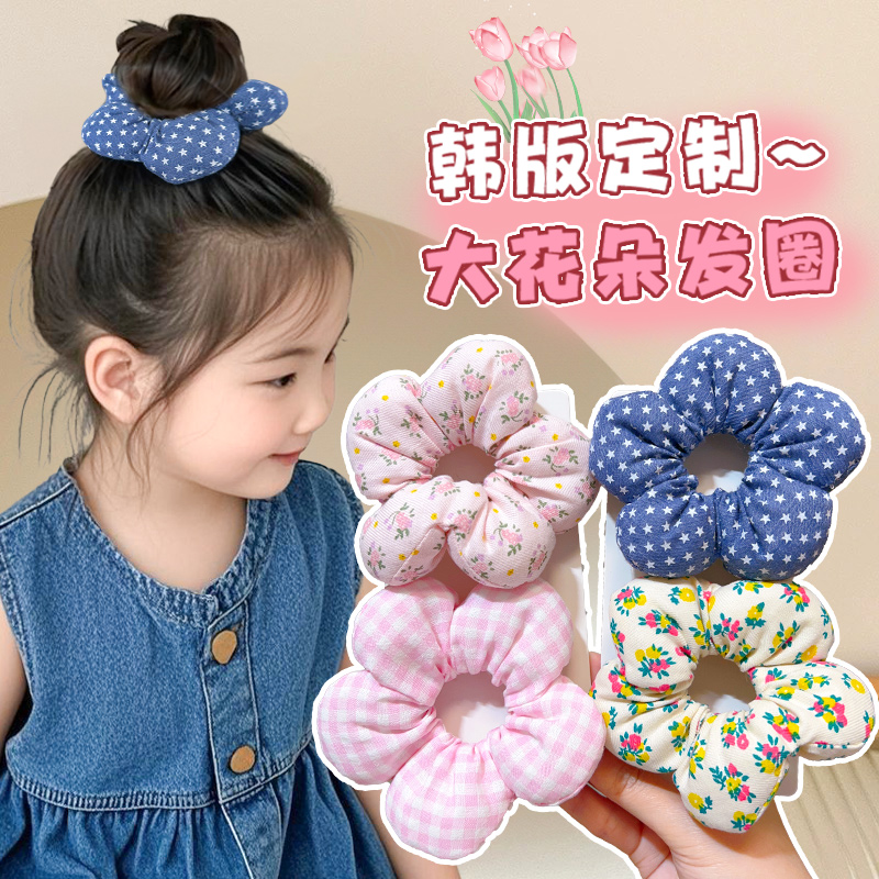 2025 슈퍼 귀여운 꽃 Scrunchies 어린이 소 - Home Decor Trends 2025 리뷰 및 가격