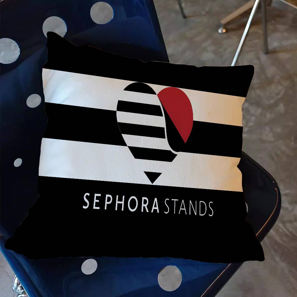 클래식 로고 s-세포라 메이플 디자인 쿠션 커버 행복한 - Home Decor Logo Design 리뷰 및 가격