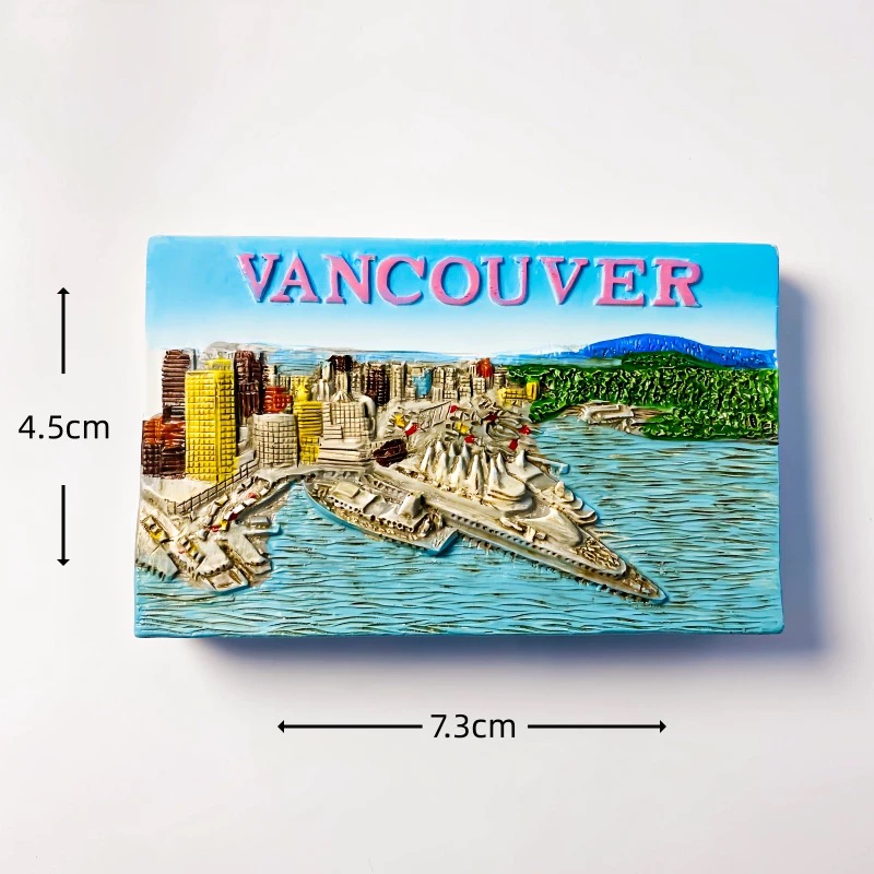 캐나다 냉장고 자석 3D 레진 도시 기념품 (밴쿠버 토 - Home Decor Vancouver 리뷰 및 가격