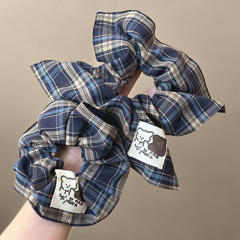 2025 패션 스퀘어 격자 무늬 Scrunchie 여자 - Home Decor Trends 2025 리뷰 및 가격