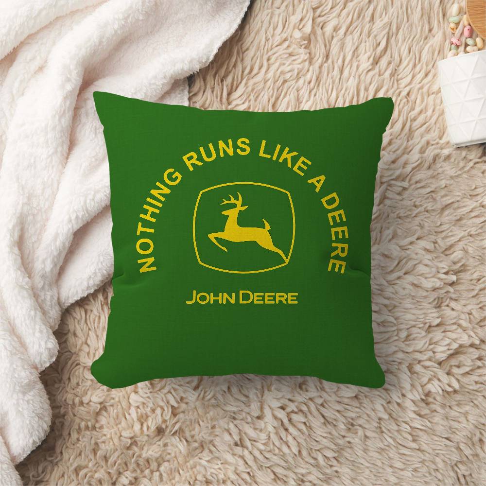 J-John-Deere 로고 메이플 디자인 쿠션 커버  - Home Decor Logo Design 리뷰 및 가격