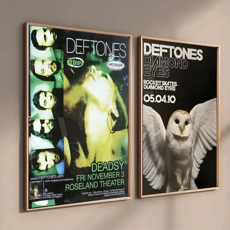 레트로 밴드 Deftones 포스터 미학 클래식 음악  - Home Decor Aesthetic Pinterest 리뷰 및 가격