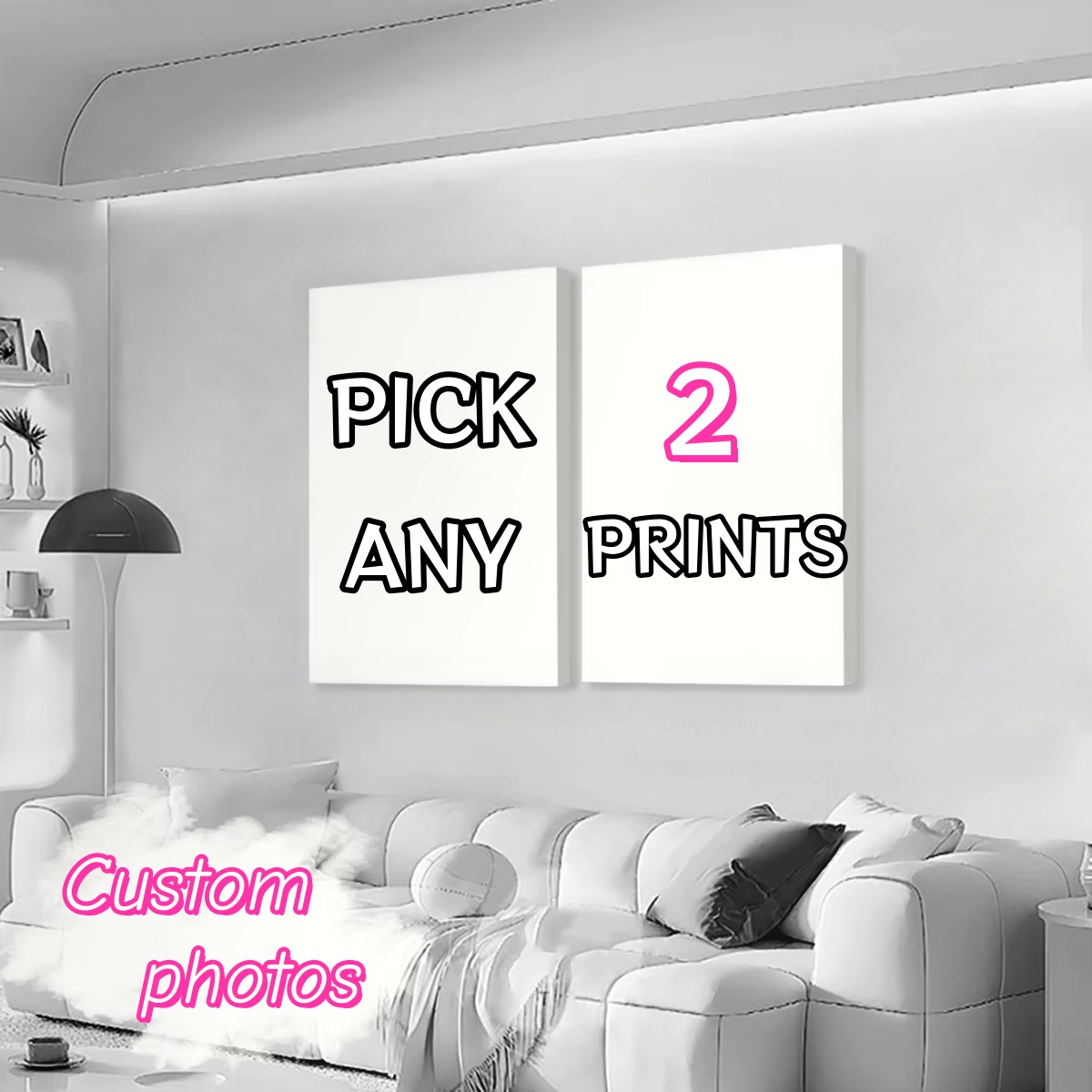2개/세트 맞춤형 캔버스 인쇄 개인화된 사진 가족 생활 - Home Decor Aesthetic Pinterest 리뷰 및 가격
