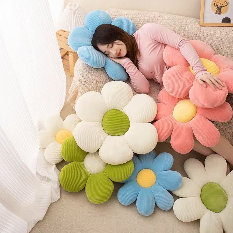 데이지 꽃 플러시 쿠션 컬러풀 페탈 쿠션 플러시 장난감 - Home Decor Aesthetic Pinterest 리뷰 및 가격
