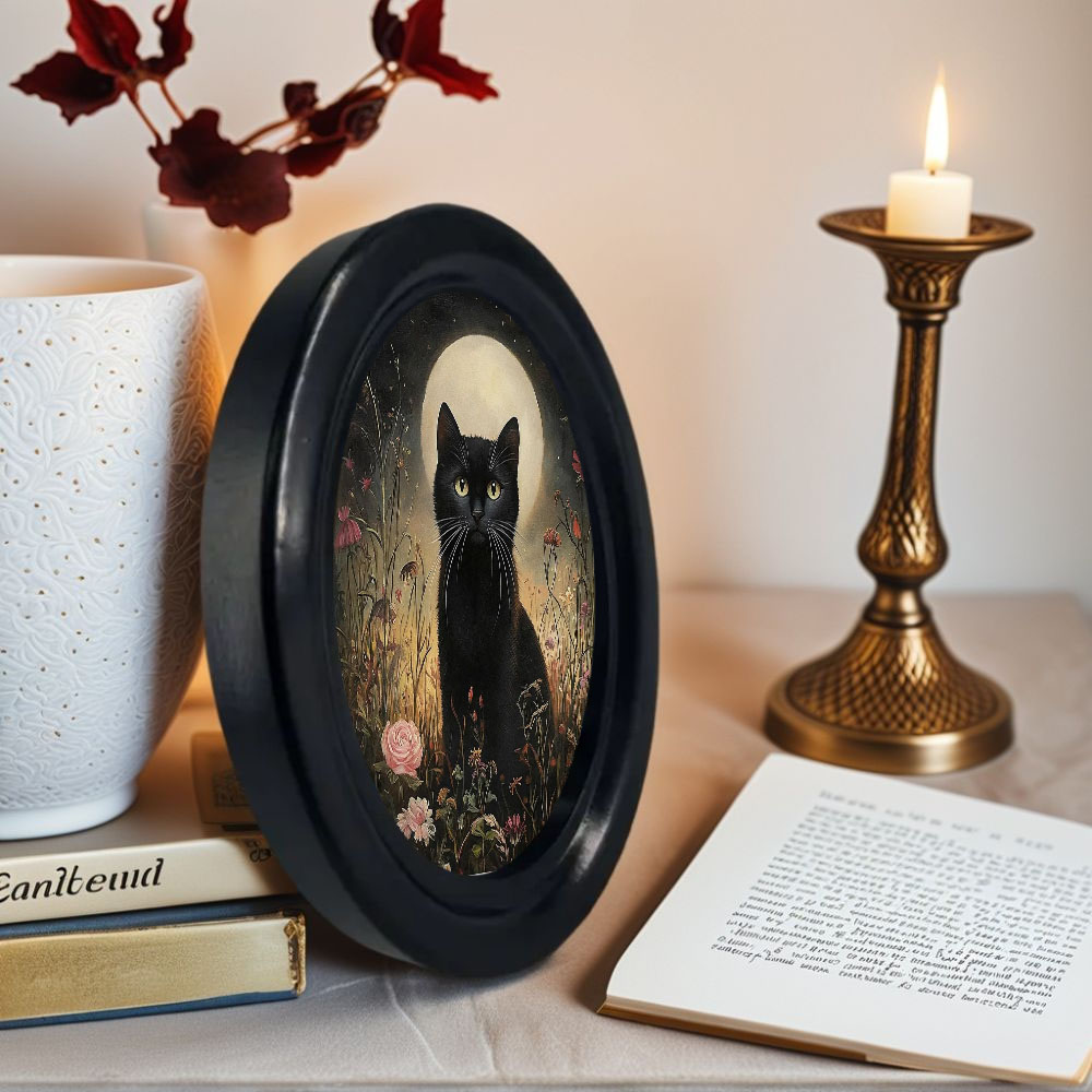 1피스 고딕 빅토리아풍 레트로 달빛 검은 고양이 꽃무늬 - Home Decor Etsy 리뷰 및 가격