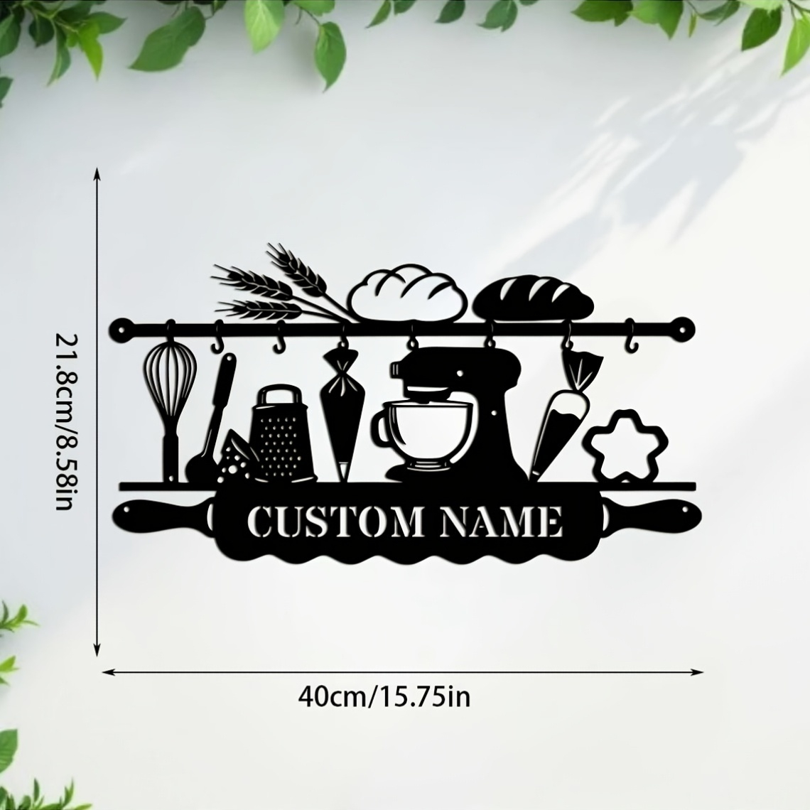 맞춤형 주방 철제 벽 장식, 베이킹 테마 사인, 농가  - Home Decor Kitchen 리뷰 및 가격