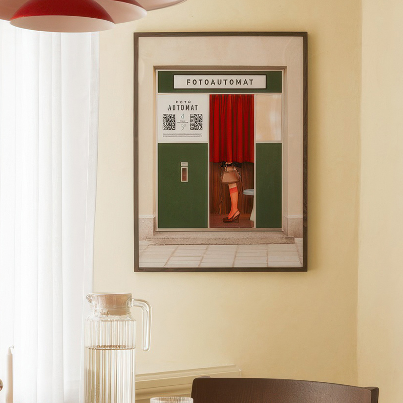 911 추상 라인 그린 보태니컬 체리 플라워 베이지 캔 - Home Decor Aesthetic Pinterest 리뷰 및 가격