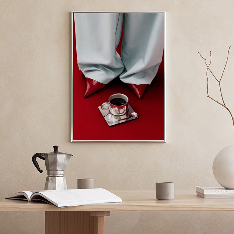 911 추상 라인 그린 보태니컬 체리 플라워 베이지 캔 - Home Decor Aesthetic Pinterest 리뷰 및 가격